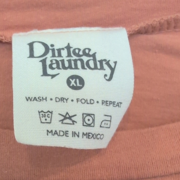 Dirty Laundry Orange Long Sleeve Graphic Sweatshirt - Picture 2 of 5